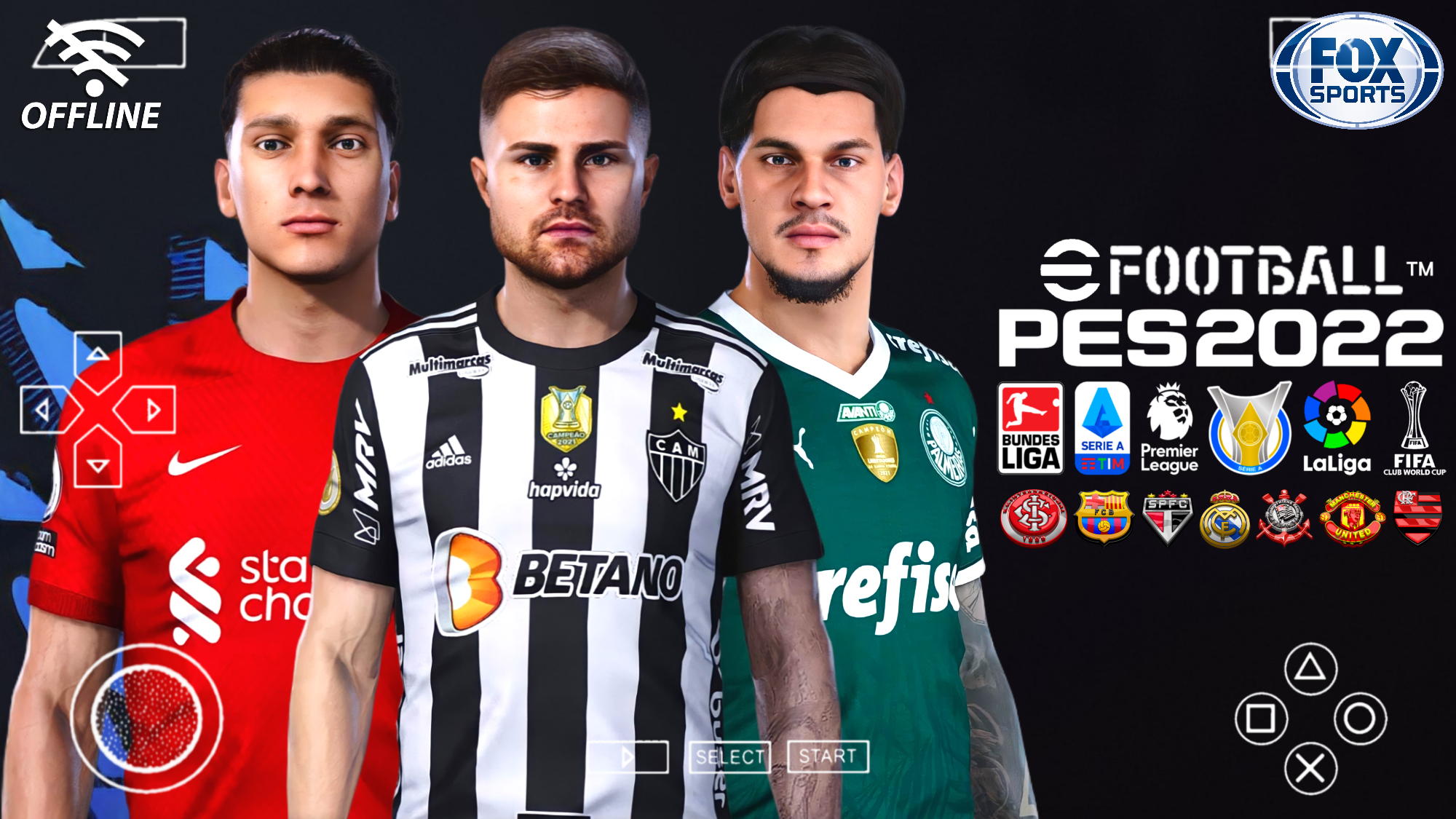 PES 2022 COM BRASILEIRÃO A.B E EUROPEUS NO RUMO AO ESTRELATO PARA ...