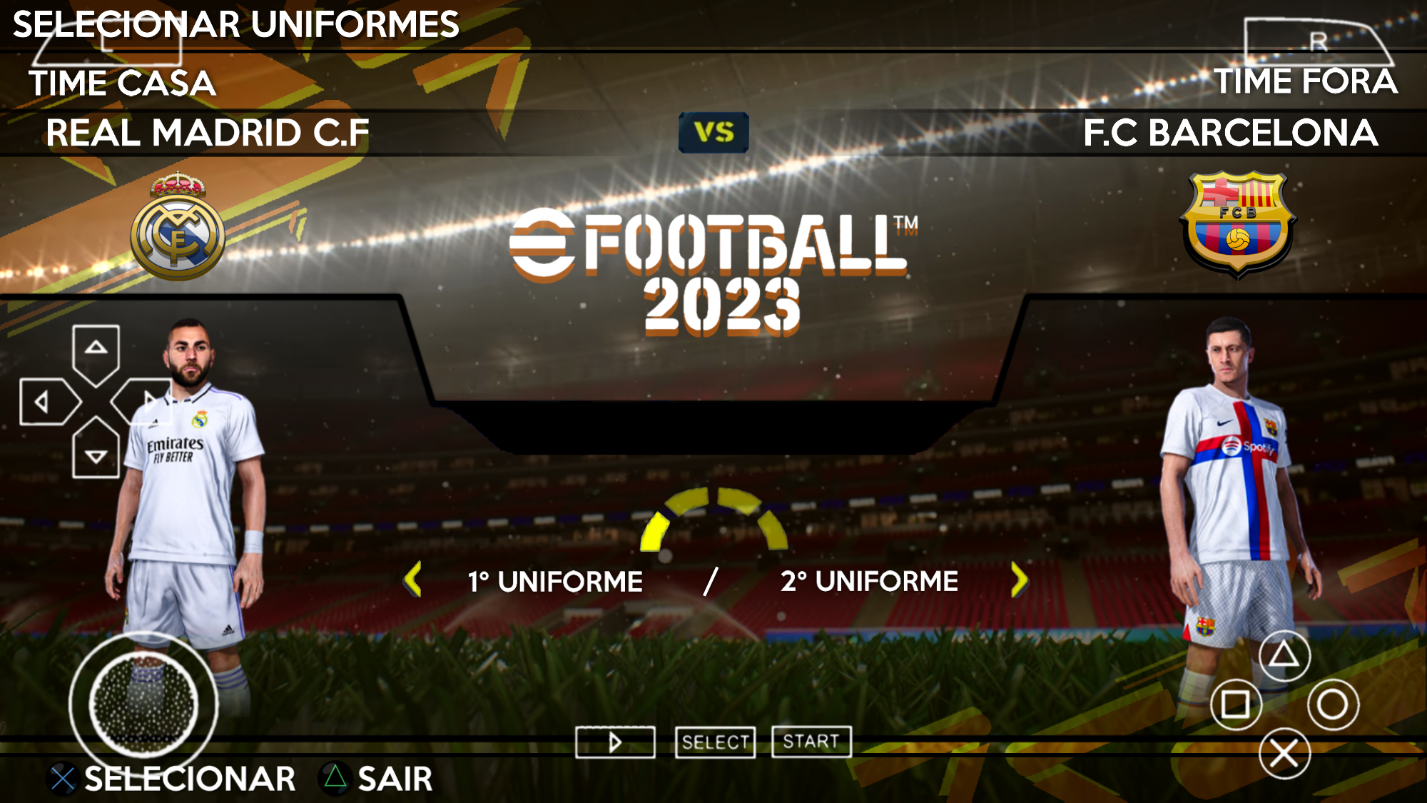 Brasil vs Senegal Efootball 2023 PSP PPSSPP : r/EmulationOnAndroid