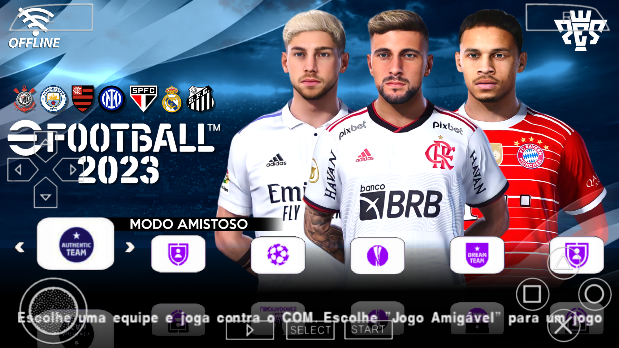 PES 2012 MOD PES 2023 ATUALIZADO COM BRASILEIRÃO TRANSFERÊNCIA 22/23 ANDROID  OFFLINE 