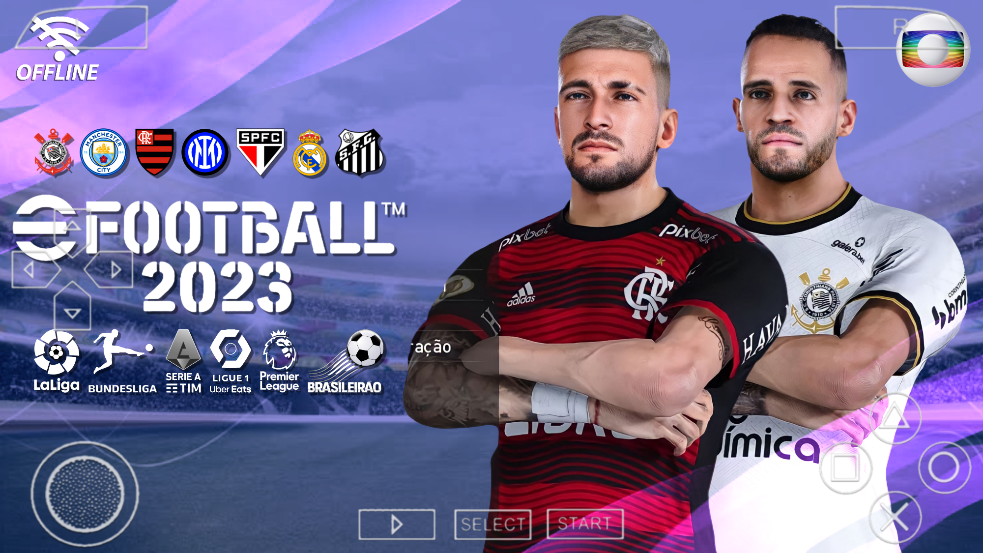 EFOOTBALL PES 2024 PPSSPP OFFLINE COM MASTER LEAGUE E BRASILEIRÃO  ATUALIZADO 