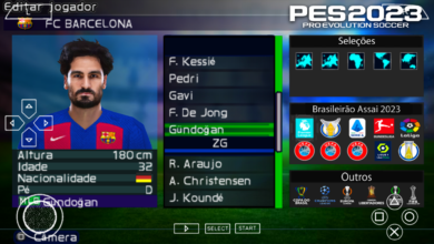 🚨 PES 2023 (PPSSPP) 100% ATUALIZADO EfootBall CELULAR ANDROID